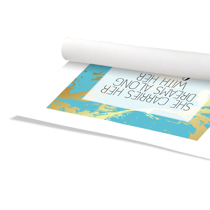 «Whereever she goes», art encadré, H 10 po x l 8 po x P 1 po, Papier