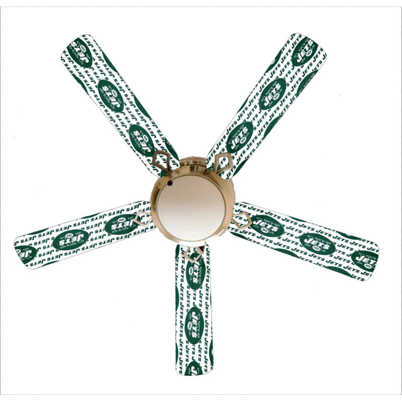 52'' Ceiling Fan with Light Kit, New York Jets