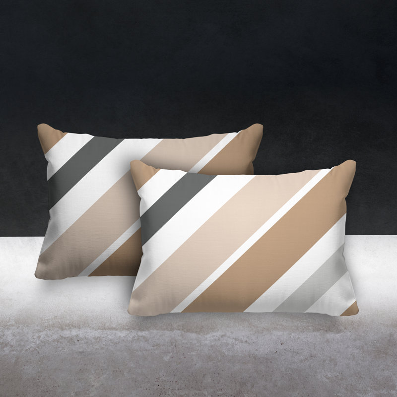 Coussin lombaire intérieur / extérieur Manda, Beige