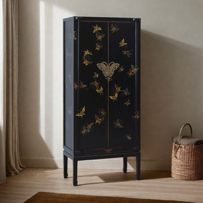 Chinese style retro simple bedroom wardrobe by Parttlion