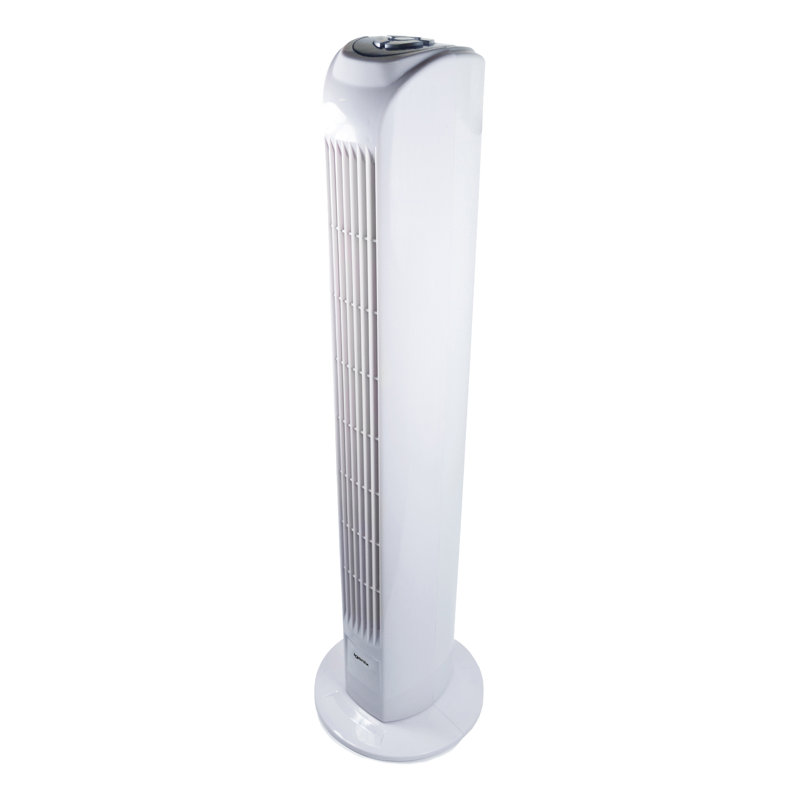 29 Inch Oscillating Tower Fan, White