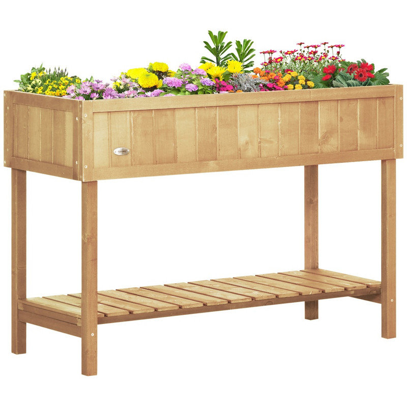 Wood Raised Garden Bed