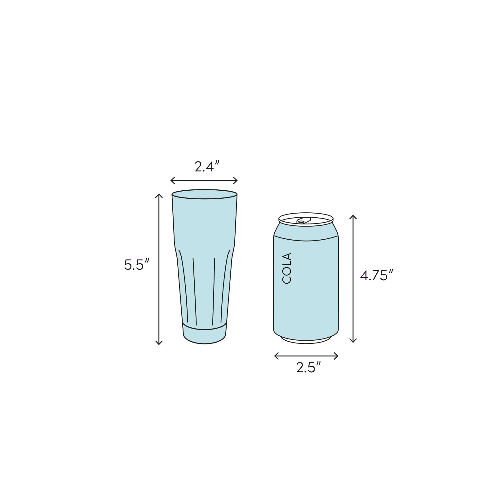 Pure Drinking Glass, 3 oz