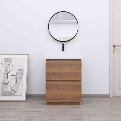 Pavit 23.84'' Single Bathroom Vanity with Resin Top