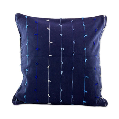 Striped Cotton Reversible Pillow Cover