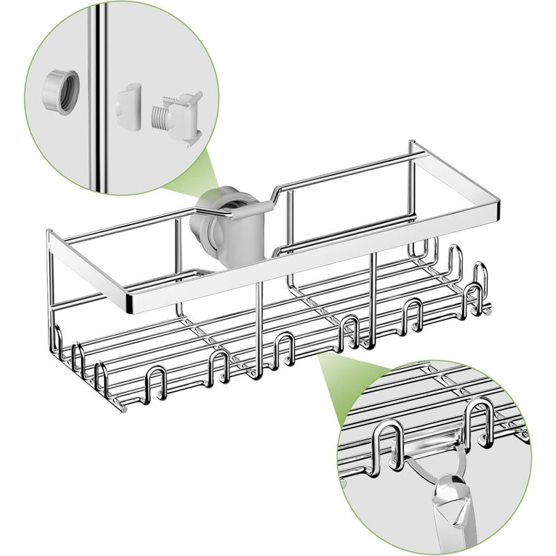 Fixed Stainless Steel Shower Caddy