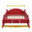 Race Car-Shaped Platform Bed With Wheels-1952916690