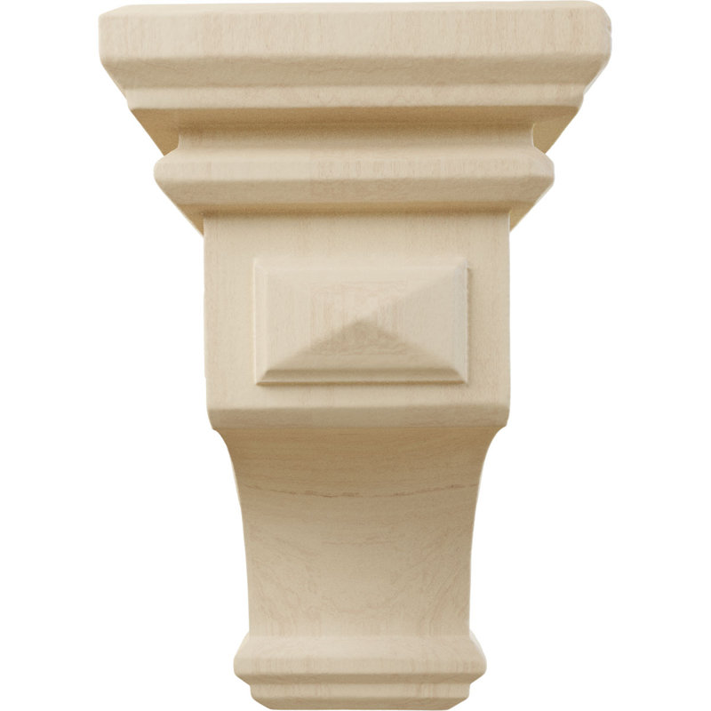 Mini corbeau en bois l 3 1/2 po x P 3 3/4 po x H 6 po (paquet de 4), Hévéa