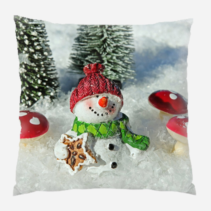  Coussin Snowman