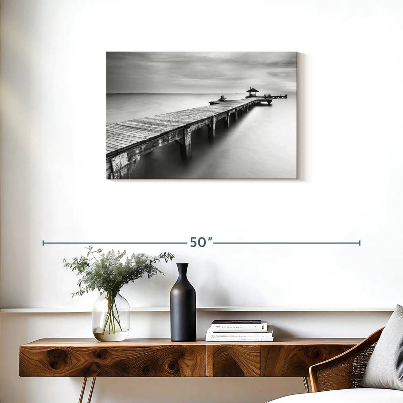 Monochrome beach dock Aletra, H 20 po x l 30 po