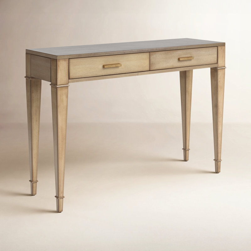 Mazekine 45" Console Table, Antique Beige