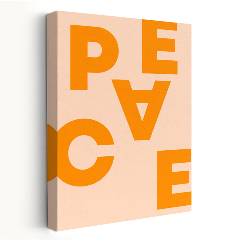 Peace - Inspirational Design, Type Signs Art, 24" H x 16" W