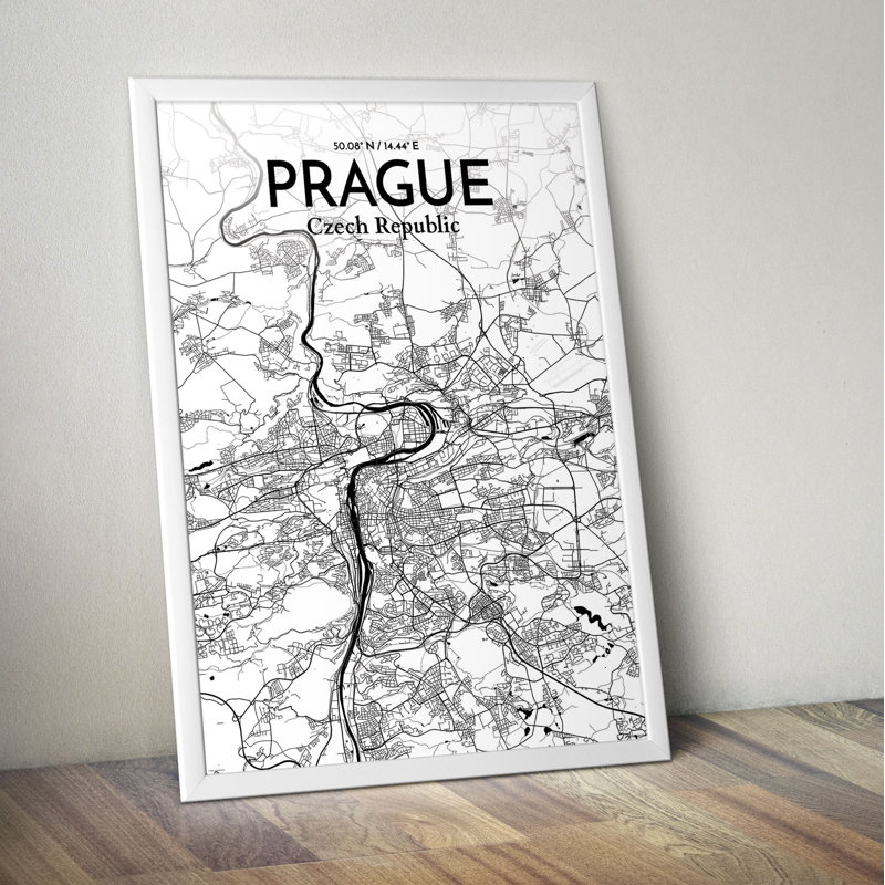 Prague - No Frame Print, 43.2cm H x 27.9cm W x 0.1cm D