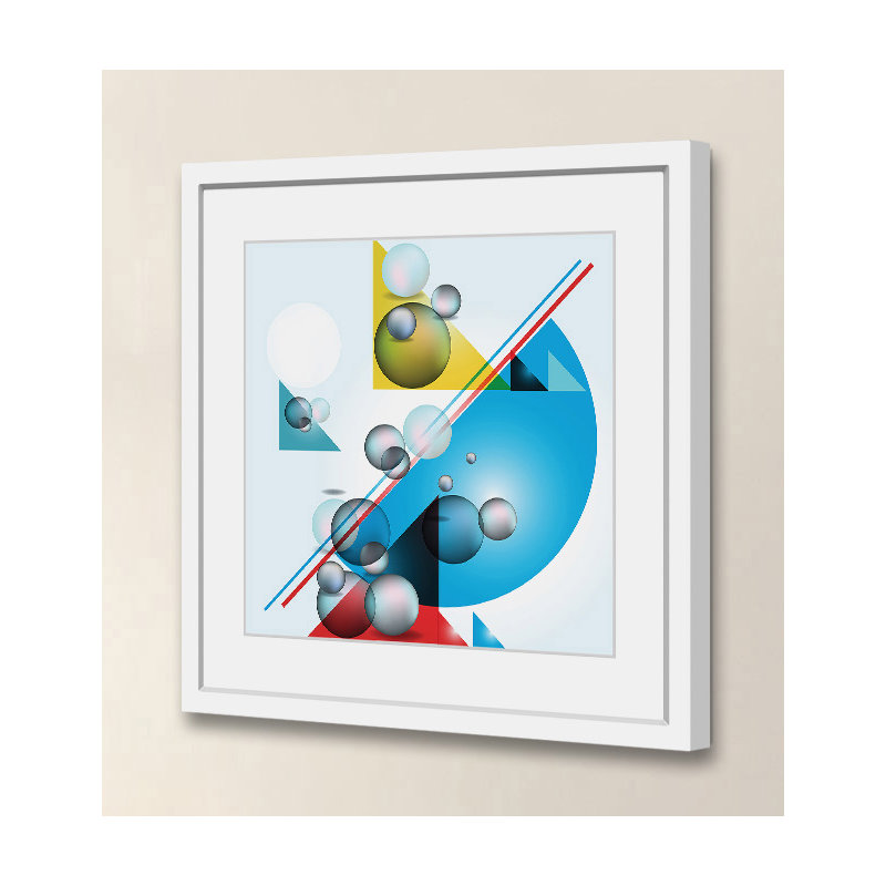 Kinetic Design - Print on Canvas, 51cm H x 51cm W x 3.81cm D
