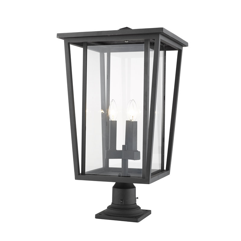 Luminaire suspendu à 3 lumières Amreet, Noir