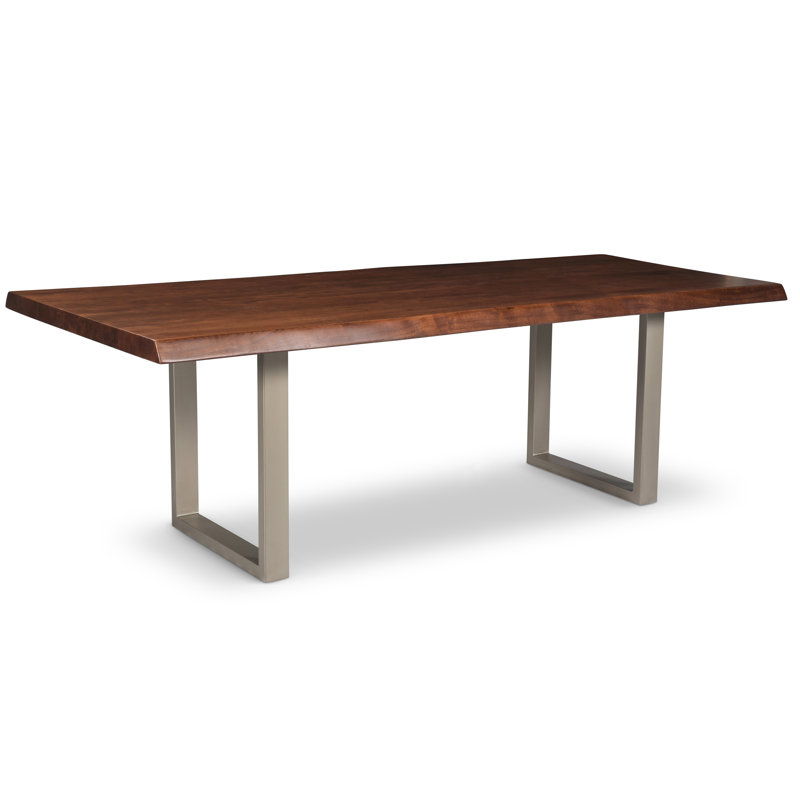Table de salle à manger, Étain, Americano, L 116 po x l 40 po