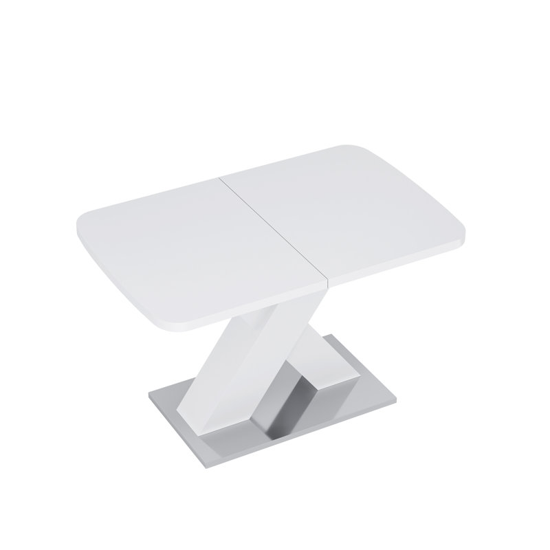 Table de salle à manger Gamiel, Blanc