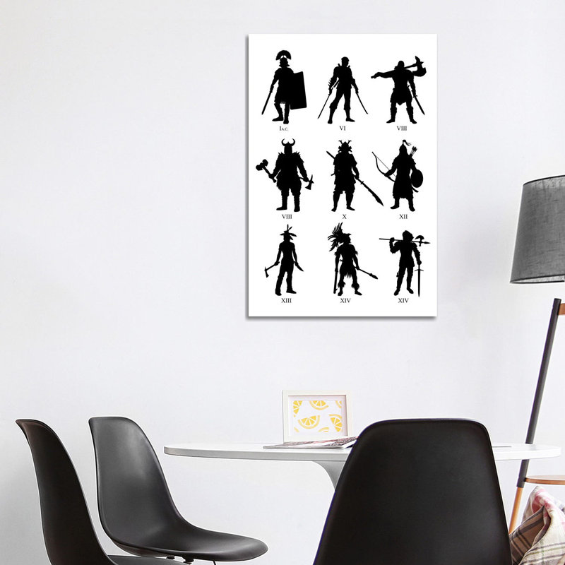 History Of Warriors by Alberto Perez - Wrapped Canvas Print, 101.6cm H x 66.04cm W x 1.91cm D