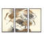 Gold Glam Squares III - ensemble d'art moderne sur toile encadrée moderne et contemporaine de 3-72043764-72043437