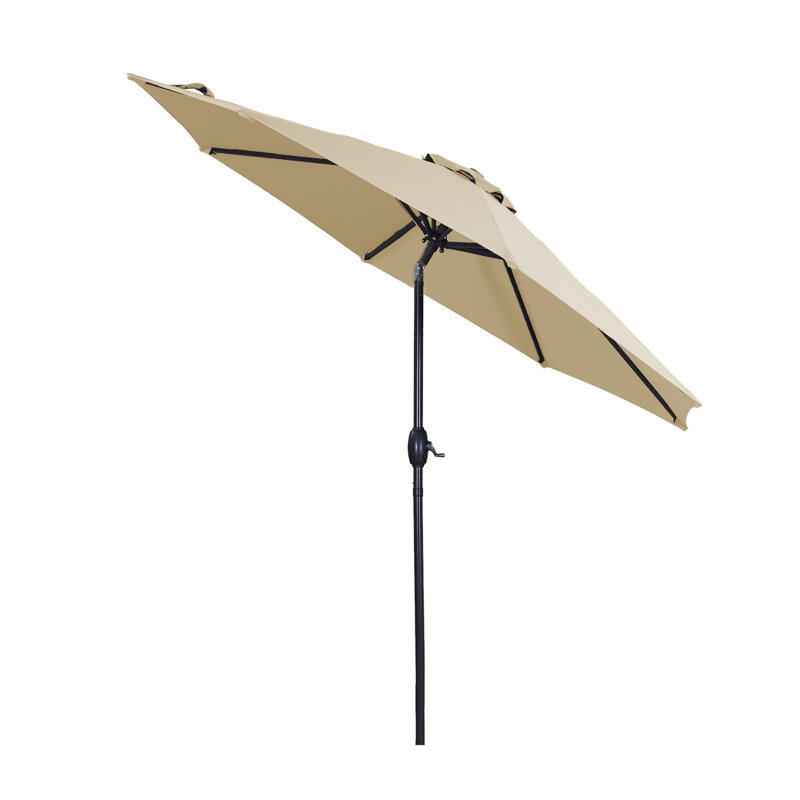 Parasol de marché 9 pi Gigliola, Taupe