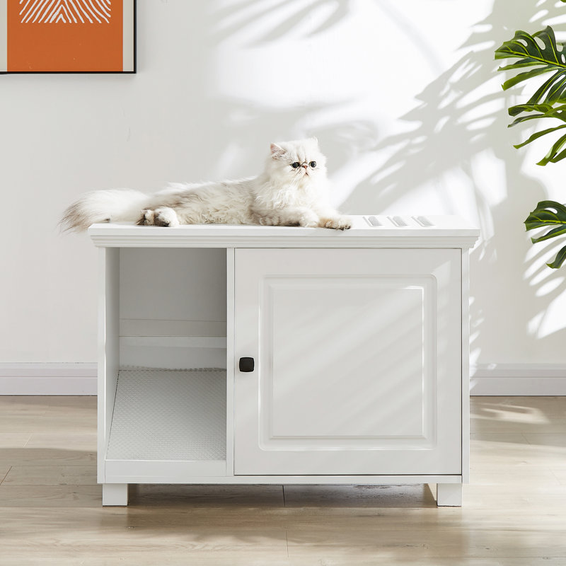 Kearns Wood Litter Box Enclosure with Scoop