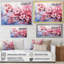 «Pink Blossom Cheery Tree Wind III», art mural cerise-1825666536-1825666535