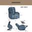 Fauteuil inclinable électrique avec repose-pieds Nicolay-615716602
