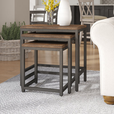 Kendree Solid Wood Top Nesting Tables