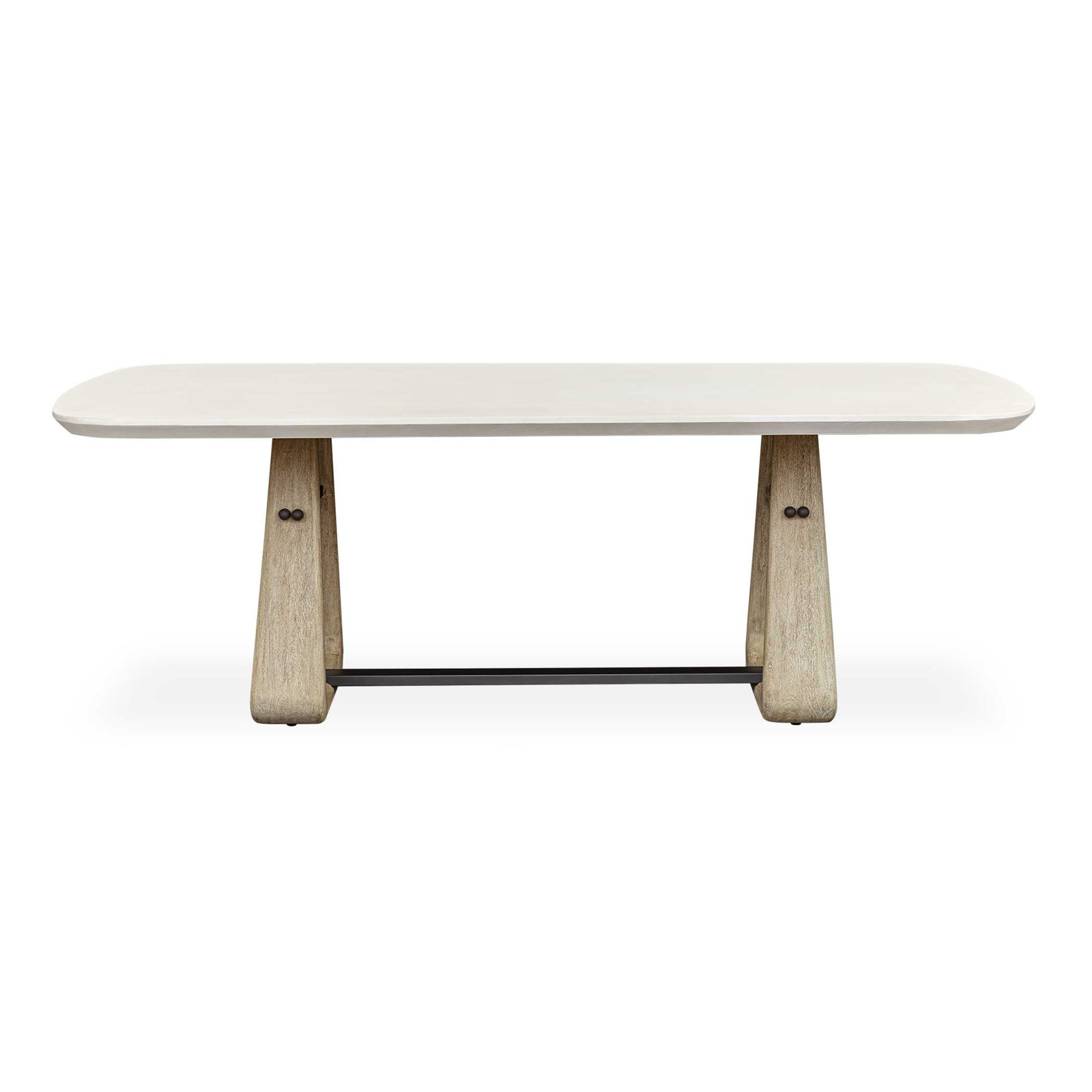 87" Mahogany Patio Dining Table