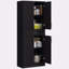 Armoire de cuisine 71 "avec tiroir et tablette réglable, armoire de rangement haute autoportante avec 2 armoires à double porte