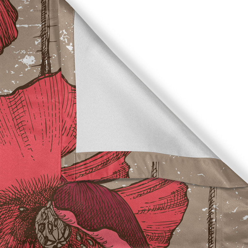 Semi Sheer Curtain Pair