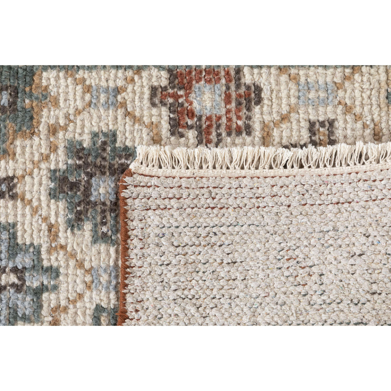 Dahlia Hand Knotted Wool Indoor Rug, Runner 2'6" x 8'