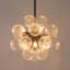 Lustre sphérique spoutnik 6 lumières en verre tourbillonnant 6 lumières avec globe tourbillonnant Glam-1674148423