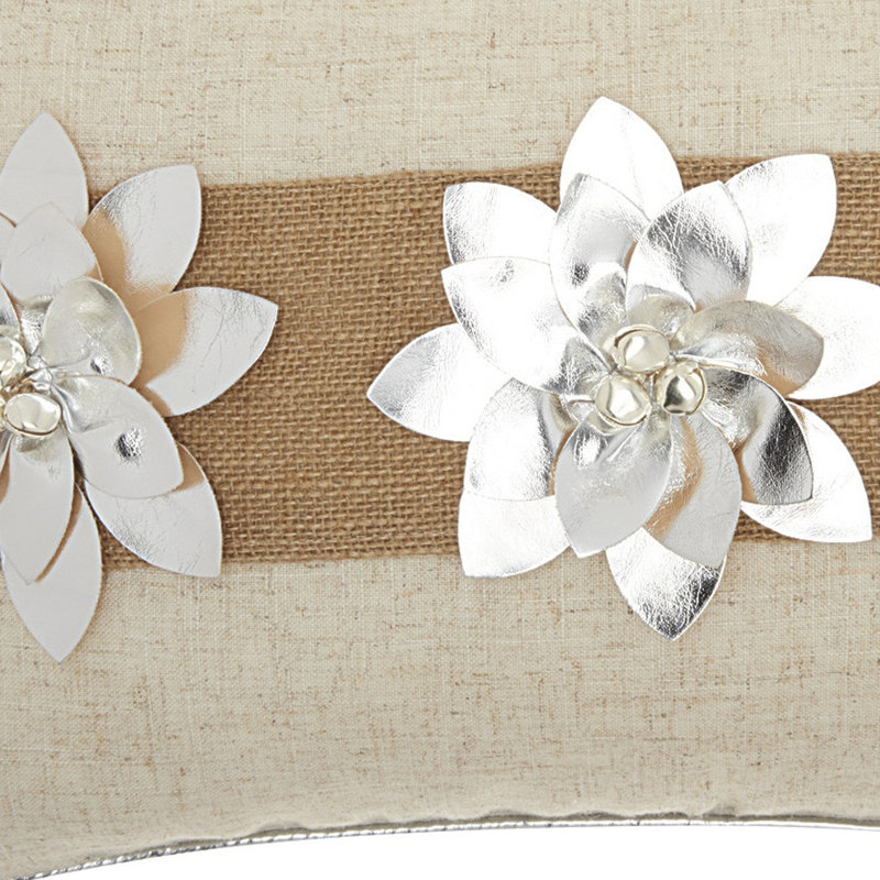 Throw Pillow, Silver