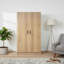 Armoire de rangement polyvalente en chêne