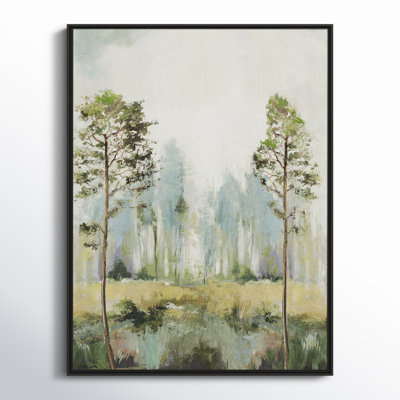 Teton "Tall Green Trees II" Print by Allison Pearce