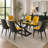 Faux Leather Upholstered Solid Back Side Chair-2058058658