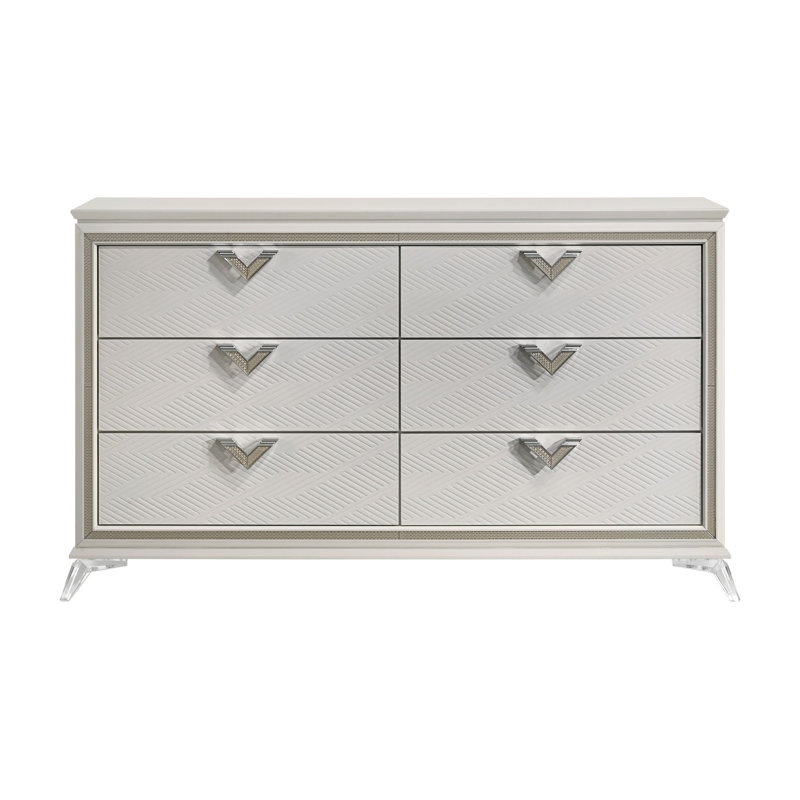 Commode moderne à 6 tiroirs