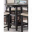 Table de hauteur comptoir 1Pc avec 2X présentoirs de mobilier de style transitionnel-264652510