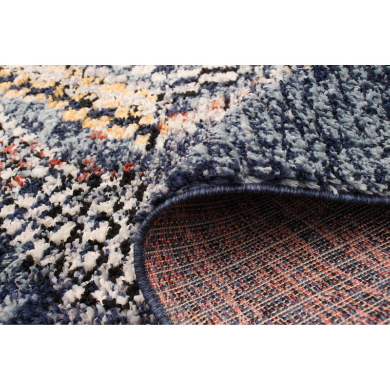 Stigall Geometric Indoor Rug, Rectangle 6'7" x 9'6"