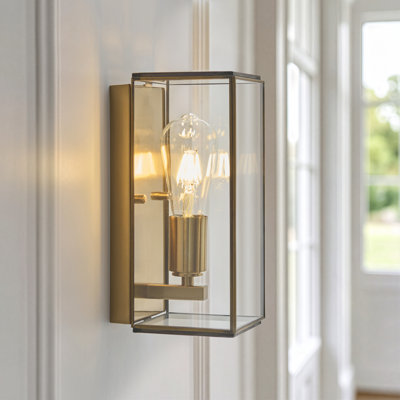 Reba Steel Flush Mounted Sconce