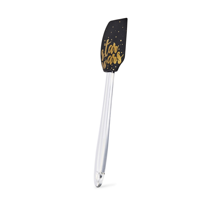 Spatule en silicone 11 po Star Wars - noir / or Texte «Star Wars»