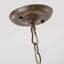 Lustre en cristal Vintage Bronze