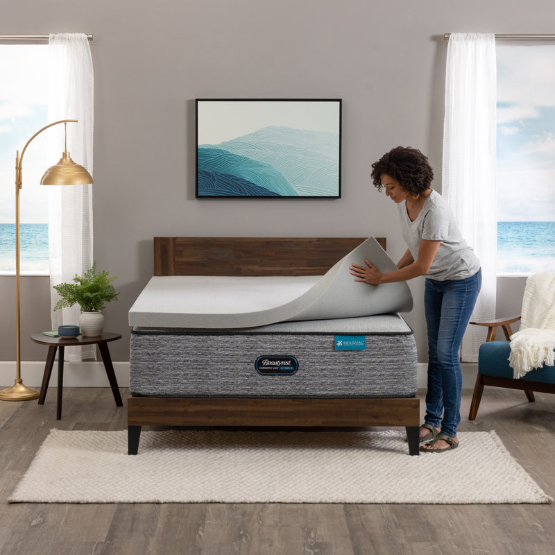BEAUTYREST, BLACK DIAMOND Pressure Relieving Memory Foam Mattress Topper, 3 inch, King, King
