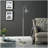 64.25" In Industrial Farm Pendant Cage Satin Matte Gold/White Metal Floor Lamp