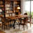Rustic Pub Bar Counter,Sturdy Bar Table