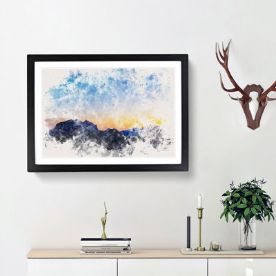 Mountain Range in Spain - Framed Print
