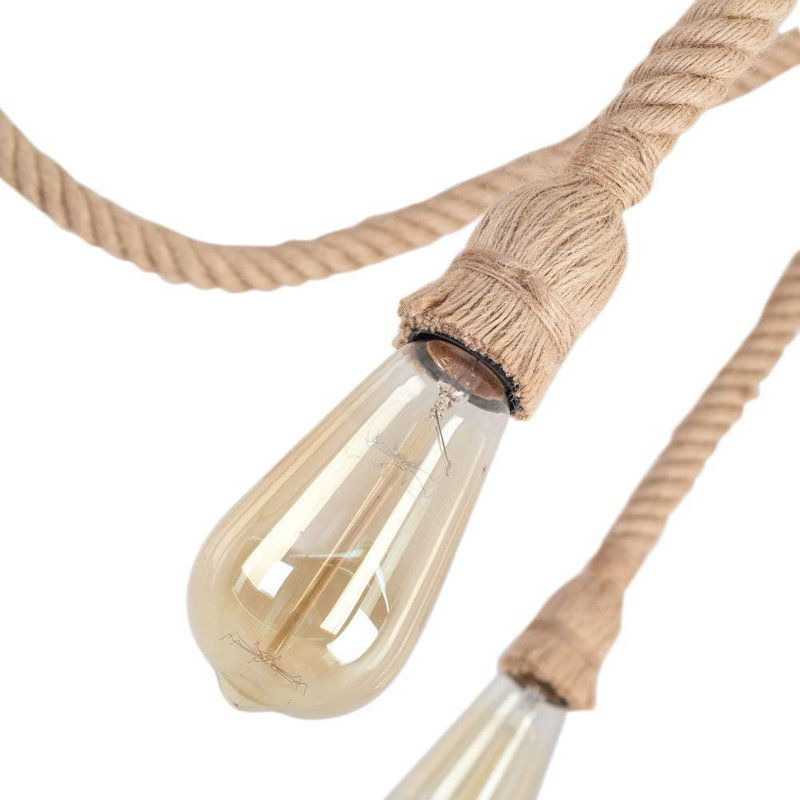 - Light Black Bulb Pendant, 3, No