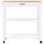 Kitchen Trolley MONZA 84X40x90 Cm Solid Wood Pine-89913819
