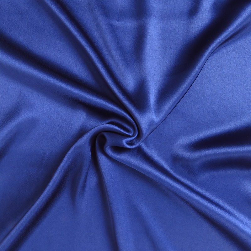 Taies d'oreiller en satin, Bleu marine, Grand